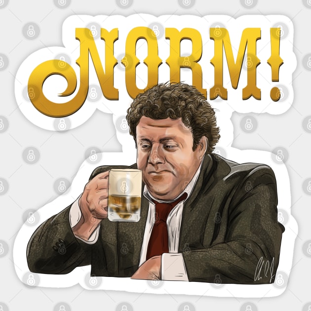 Cheers: NORM! Sticker by 51Deesigns